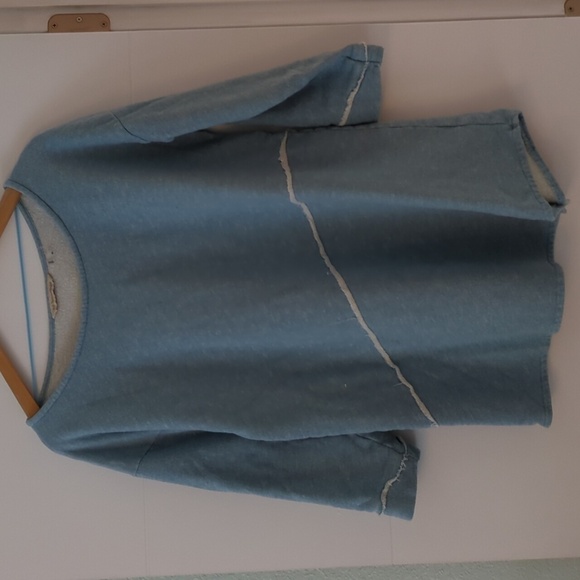 Soft Surroundings Asymmetrical Hem Cozy Boho Coastal Tunic Sz M - Picture 1 of 7